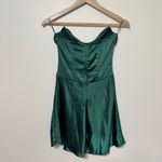 NEW NIA The Brand Tempe Dress Size Small NWT Green Mini Satin Photo 5