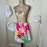 Lilly Pulitzer NTM:  Briar Skirt in Lavish Lillies Bright Floral Print Size Large Photo 3