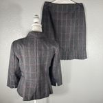 Sweet Suit Plaid Skirt & Blazer 10 Ribbon Bow Pleated Hem Y2k Coquette Academia Photo 6