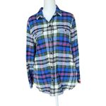 Madewell Flannel Ex-Boyfriend Shirt in Larchmont Plaid Photo 2