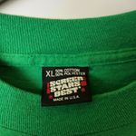 1990 Vintage Screen Stars Best St Patrick's Day IWS Trash Bash T Shirt Green XL Photo 7