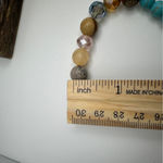 Twilight Gypsy Collective Beaded turquoise White stretch bracelets Boho tassels Blue Photo 11