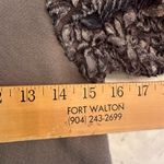 Anthropologie Amadi Eryna Sheer Velvet Burnout Balloon Sweatshirt Top Sz XS USA Gray Photo 8