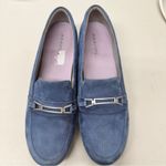 Aravon Blue Suede Loafer Shoes Womens 12 Casual Flats Comfort Casual Preppy Size 10 Photo 6