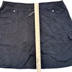 Kuhl  Black Cargo Mini Skort Pockets Built in Shorts Hiking Athletic Golf size L Photo 3