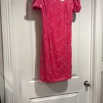  . Velvet Vibrant Pink Dress Size 6. Chic Ivy City Co. dress in vibrant pink. Features elegant floral accents. Ideal for stylish events.. NWT Photo 12