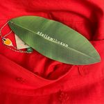 Farm Rio NWT Ruffled 3-D Pineapple Mini Skirt Size Medium Warm Red Tropical NEW Photo 12