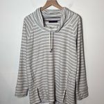 Tommy Hilfiger Pullover Drawstring Cowl Neck Turtleneck Tunic with Pockets Photo 1