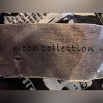 Moon Collection  Black and White Newspaper Print Skirt Photo 5