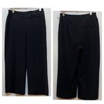 Karen Millen Black Wide Leg Side Zipper Pocket Work Pant Size 8 (M) Photo 7