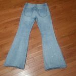 Nasty Gal WIDE LEG RETRO VIBE FLARED DISTRESSED HI-RISE LIGHT WASH JEAN Photo 4