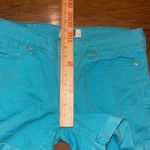 Levi's vibrant turquoise Jean Shorts Casual Denim size 12 Photo 5