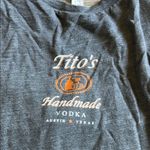 Bella Canvas Tito’s vodka Gray Sleeveless Muscle Tee Photo 4