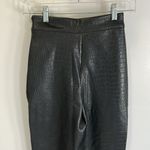 Meshki  Annabelle High Waisted Croc Skinny Pants Photo 5