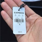 EXPRESS NWT  Puff Sleeve Scallop Trim
Sweater Dress Black White Size XL Photo 3