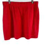 Loft Red Short Casual Skirt Medium Photo 1
