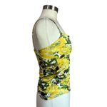 L.E.I Y2K Yellow & Green Floral Babydoll Tank Top Size Small Photo 1