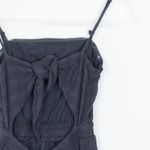 American Eagle Womens Tiered Open Back Romper Size XS Gray Sleeveless Coquette Photo 8