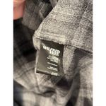 Wilfred Free  Women's Black & Gray Plaid Button Down Flannel Shirt Size Small Photo 3