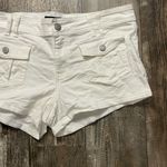 Aeropostale  Women's White Cargo Shorts Size 12 Photo 2