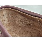 Aetrex  Womens Size 9.5 Comfort Chunky Mary Jane Wine Nubuck Studded Wedge Photo 6