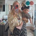 Boutique Checkered Denim Photo 1