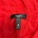 AQUA  Maxi Cover Up Dress Red Size M New Photo 6