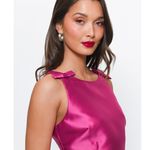 Hutch  Chesca Dress Fuchsia Pink Mini Sleeveless Bow Cocktail Party Wedding S Photo 2