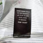 Lumière New  Floral Striped One Shoulder Long Sleeve Shirt Blue Multi Photo 15