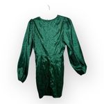 Hello Molly  Emerald Green Jacquard Mini Dress Holiday Party Formal S Photo 4