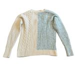 Banana Republic  Colorblock Thick Weave Sweater Pullover V-Neck Stretch Small Photo 6