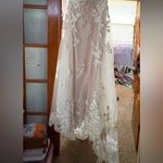 Allure Bridals Ivory Lace Wedding Gown Size 16 Photo 6