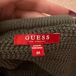 Guess Green Gray Crochet Style Top Photo 2