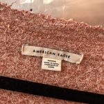 American Eagle  Womens Pink V-Neck Waffle Knit Pocket Sweater Size M Photo 2