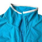 Lululemon Women’s 12 Track Attack Full Zip Windbreaker Jacket Aqua Blue Sporty Photo 3