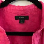 J.Crew 100% Linen Short Sleeve Tee S Pink Photo 2