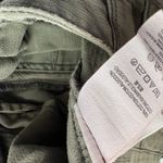 Free People Womens Raw & Patched Standoff Cutoff Shorts Cotton Olive Green Sz 4 Photo 8