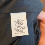 Shoshanna  Sparkly Black Fitted Bodycon Long Sleeve Midi Length Cocktail Dress Photo 3