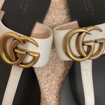 Gucci Womens  Leather Thong Sandal with Double G Photo 4