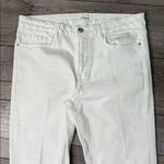 frame denim Women's White Le Crop Mini Boot Photo 3