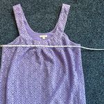 Shoshanna coverup crochet lavender cute dress large NWOT Purple Sleeveless Lace Photo 1