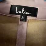 Lulus Pink Purple Snap Up PU Faux leather Medium M Jacket Photo 1