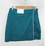 Lady Hagen Skirt Women 2 NWT Turquoise Blue 17" Wrap Herringbone Golf Skort Photo 0