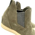 Sorel Women's Green Suede Out N About Slip-On Wedge Booties Size 8.5 Photo 4
