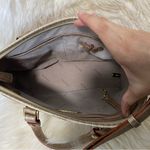 Brahmin  MINI ASHER in CABANA VINEYARD Cream & Brown GENUINE LEATHER HANDBAG Photo 8