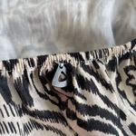 Dixie Womens Small Halter Neck Tiered Mini Dress Beige Paisley Floral Italy Made Brown Photo 5