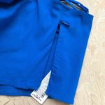 ZARA  Tied Bow Spaghetti Strap Crop Top in Bluish Photo 10