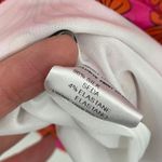 NWT Vilagallo Allegra Silk Shift Dress 42 10 Pink‎ Orange Floral Long Sleeve Pink Photo 8