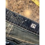 Miss Me Size 29 Boyfriend Capri Blue Denim Embellished Jeans Photo 3