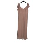 Birdy Grey  Size Curve 2X Dusty Rose Devin Chiffon Slit Bridesmaid Dress NWT Photo 11